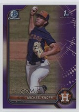 2022 Bowman Draft Chrome Purple Refractor 135/250 Michael Knorr #BDC-120 jg5