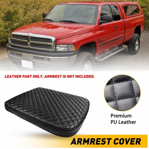 Middle Console Armrest Repalcement Cover Black For Doge RAM 1500 2002-2012 2500