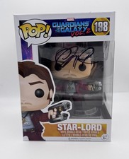 Chris Pratt "Guardians of the Galaxy" SIGNED 'Star Lord' 198 Funko Pop ACOA