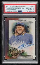 2022 Topps Allen & Ginter Chrome Full-Size Vladimir Guerrero Jr PSA 10 Auto 19zq