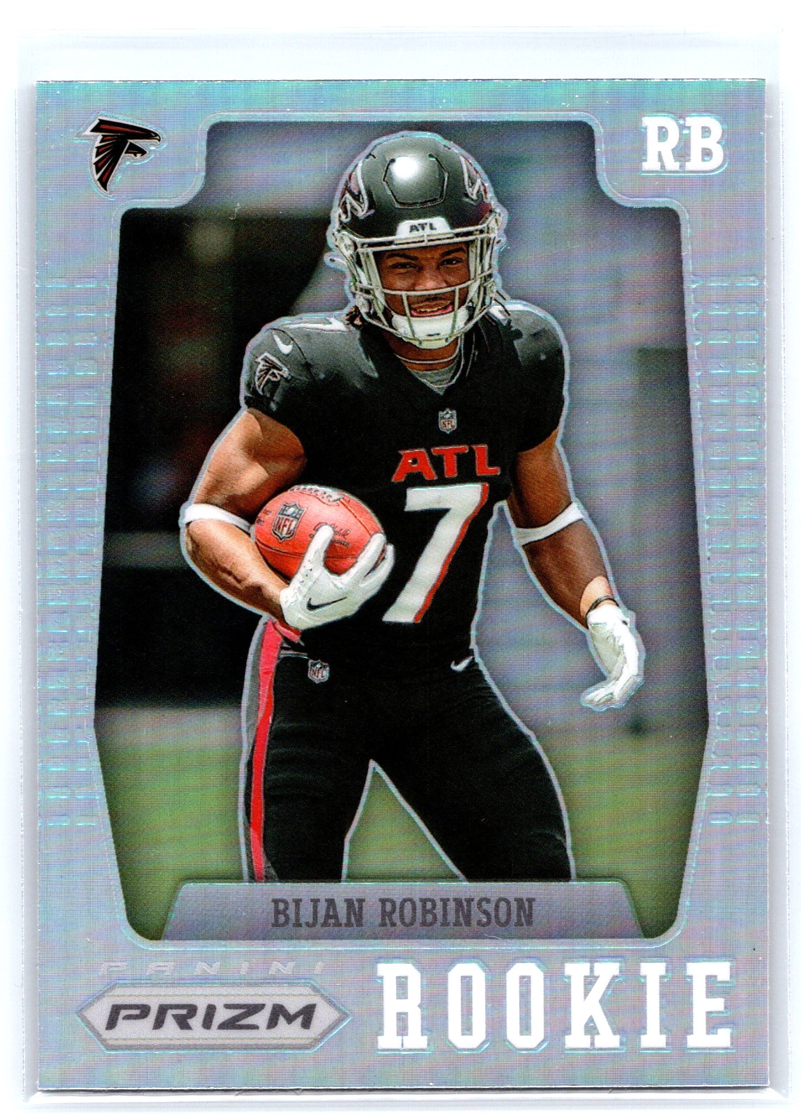 2023 Panini Prizm Flashback Rookie Bijan Robinson #PFR-6 Silver Prizm RC