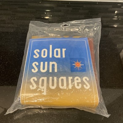 Solar Sun Rings UV Resistant Swimming Pool Heater Square Solar Cover, Sunburst