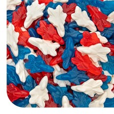 Patriotic Candy - 2 Pound Pack - 4th of July Gummies - Red White and Blue Candy