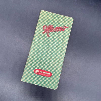 #ad #ad Vintage Advertising NR To Night Memo Booklet Arcadia Valley Ironton MO 1920s $21.75