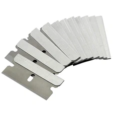 Bates- 50 Pc Razor Blades, Flat Scraper Blades, One Edge Razor Blades