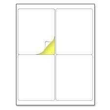  4" x 5" 30 Sheets, Large White Labels Stickers - 4" x 5"  30