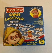 Fisher-Price Little People Games Matchin' with Maggie Figure & Cards 2001