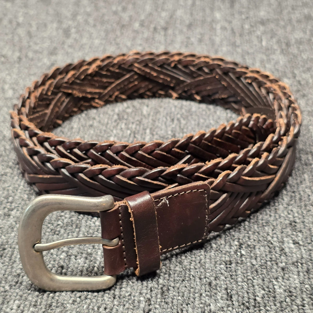 Banana Republic Woven/Plaited Leather Belt Size XS Braided Suede Belt | Banana Republic main image 4