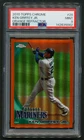 Ken Griffey Jr. 2010 Topps Chrome Orange Refractor #28 PSA 9 MINT