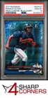 2017 BOWMAN PROSPECTS CHROME BLUE SHIMMER #BCP127 RONALD ACUNA JR. RC PSA 10