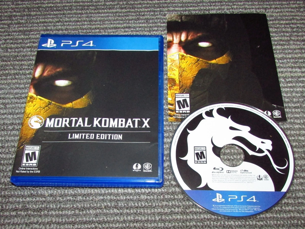 Mortal Kombat X Sony PlayStation 4 Video Games for sale | eBay