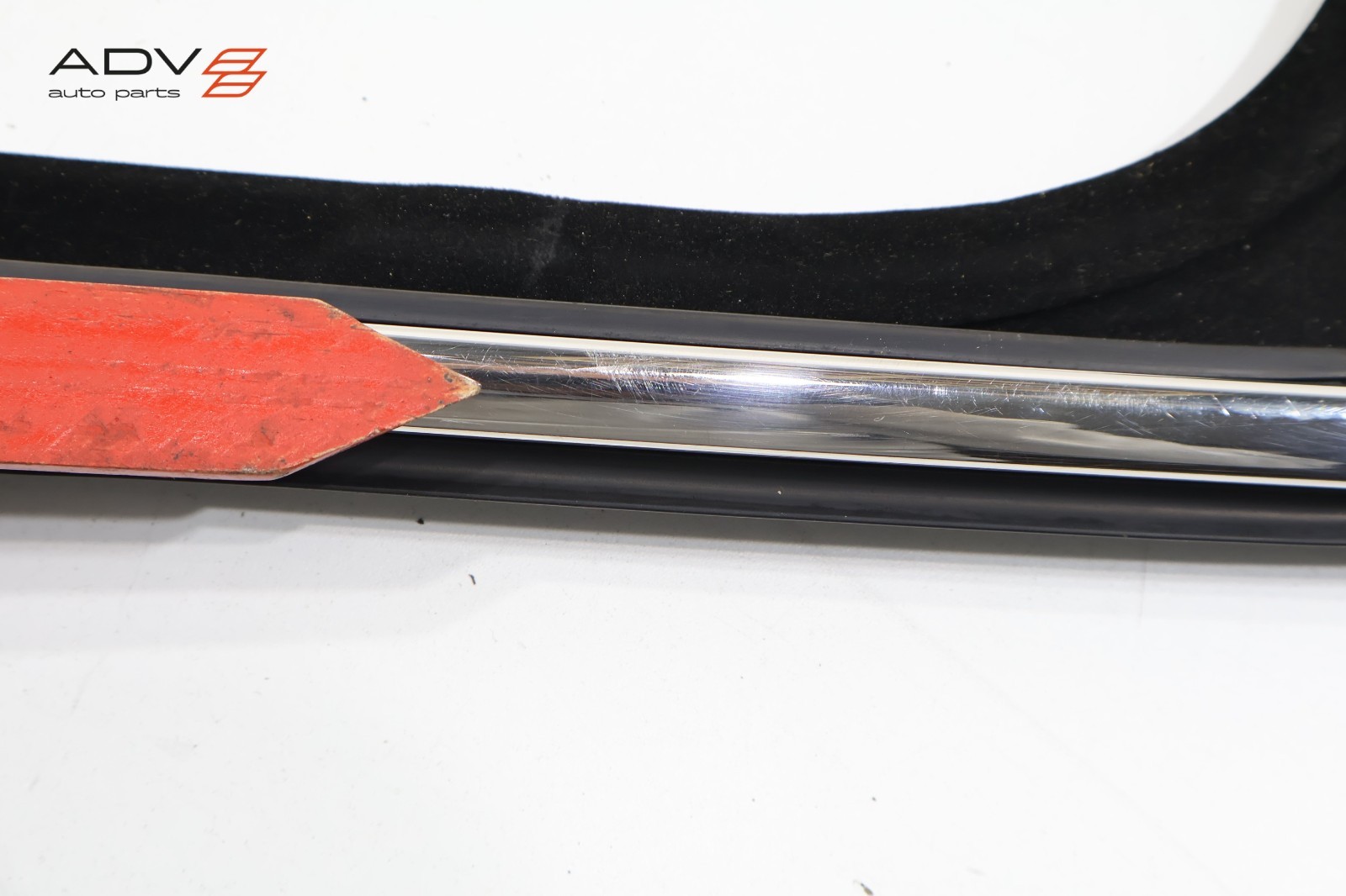 2006-12 BENTLEY CONTINENTAL REAR LEFT DOOR WINDOW RUN CHANNEL SEAL W/ GLASS OEM