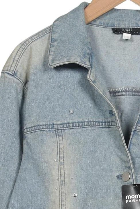 APART Jacke Damen Anorak Jacket Kurzmantel Gr. 38 Baumwolle Hellblau #2zhert9