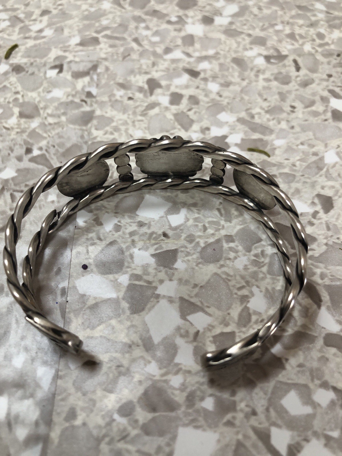 Beautiful Authentic Silver Turquoise Bracelet - image 4