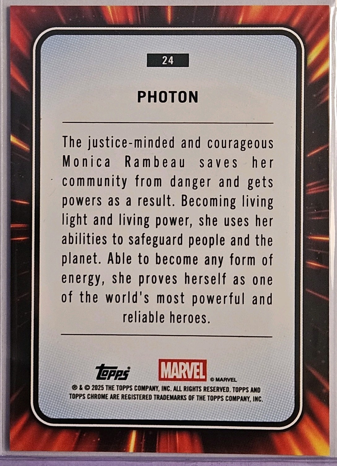 2025 Topps Chrome Marvel Photon Spider Web Refractor /399