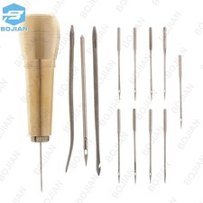 1Set Sewing Shoe Repair Sewing Tool Needle Awl Leather Craft Boots Kit Tool NEW