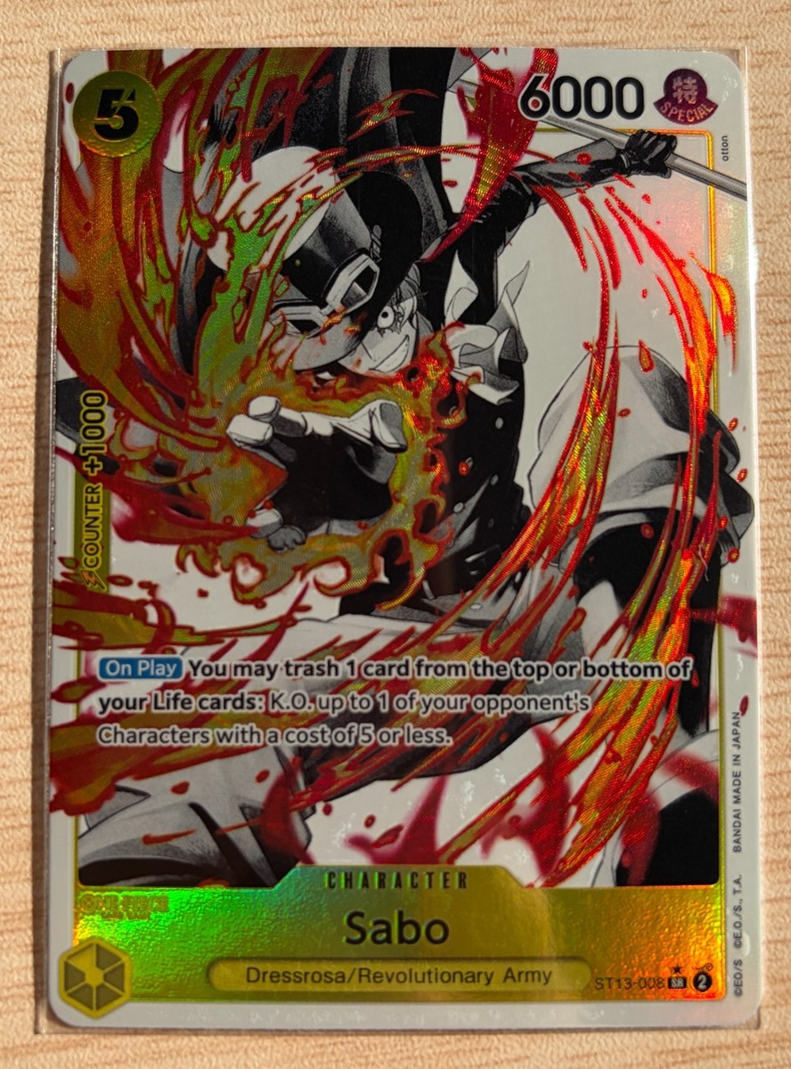 One Piece TCG ST13-008 Sabo Alt Art Parallel English