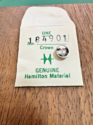 Hamilton 184901 Crown Head Dia. 5.80mm Pipe Dia. 2.00mm Tap 10 White NOS