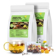 Wolfberry Dandelion Tea Bags - 7 Herb Blend for Kidney Liver Health 2 Pack