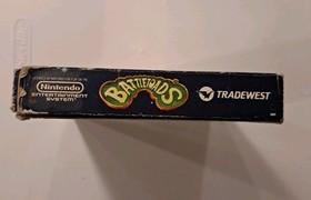 Vintage 1991 Battletoads Nintendo NES Complete In Box Manual Book Game Rare 