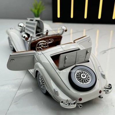 1:24 1936 Mercedes-Benz 500K Special Roadster Alloy Diecast Model