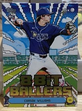 2026 Topps Series 1 Celebration Carson Williams RC #8B-23 8 Bit Ballers Rays