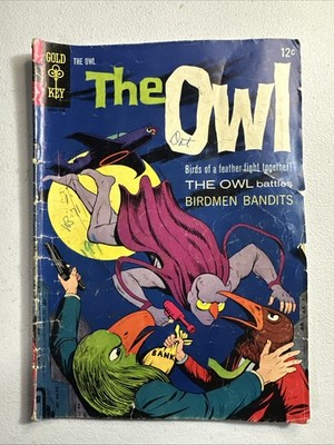 Owl #1 - Gold Key  - 1967 - Jerry Siegel