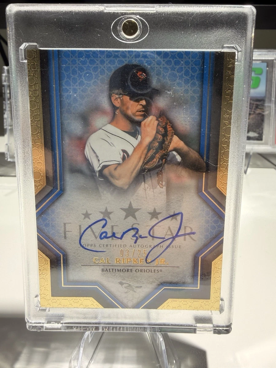 Topps Original Baseball Cal Ripken, Jr. Autographed Sports Trading