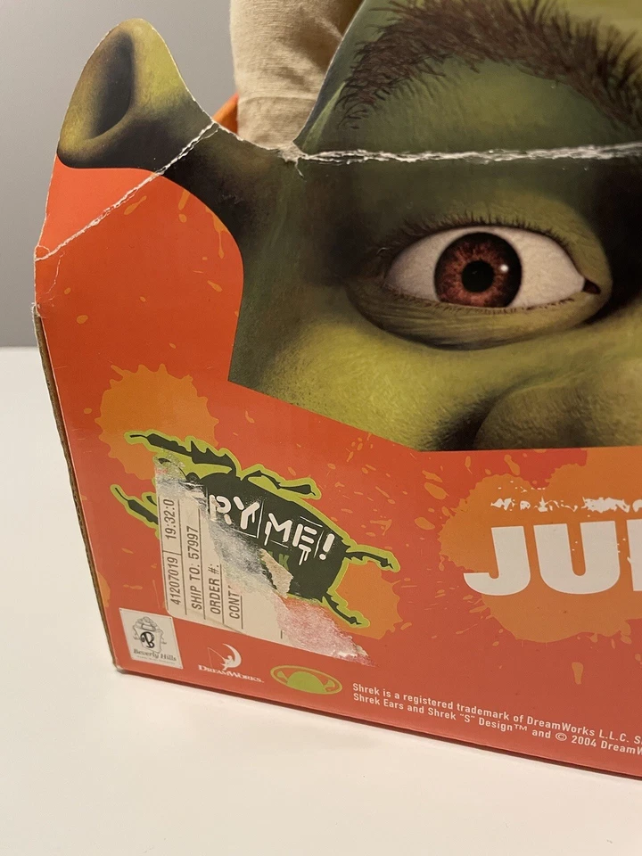 史莱克 2 特大毛绒公仔超级罕见 14 英寸 BH 泰迪熊 - 全新带盒原装 — 第 3/4 张图片