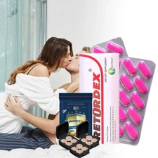 Retordex + 3x PowersX For Rock Stamina Timing Strength Bed Bull Power For Men