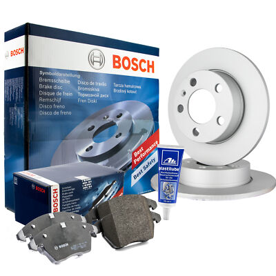BOSCH Bremsensatz HONDA CRX III Ø239mm HINTEN Voll Plastilube
