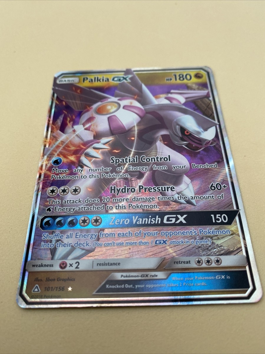 Pokemon - Palkia GX 101/156 SM Forbidden Light Ultra Rare Holo Card - Near  Mint