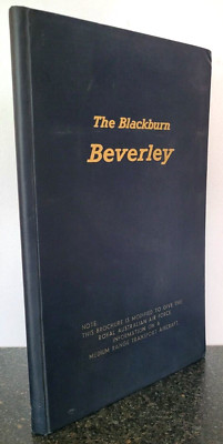 The Blackburn Beverley - eingeschränkte technische Broschüre modifiziert für RAAF *SELTEN*
