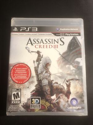 Assassin's Creed III Sur PS3 – Bon état, Complet Avec Boîtier