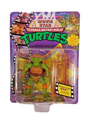 Teenage Mutant Ninja Turtles Movie Star Action Figure Mikey Michelangelo New