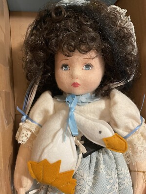 Rare 1988 Felt American Beauty Doll Simi Valley Morning Glory Maid #027 Of 300