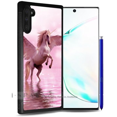 ( For Samsung Note 10 ) Back Case Cover AJH11744 Unicorn Pegasus