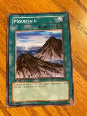 Yu-Gi-Oh! Card MOUNTAIN - 1st Edition - Never Played | eBay