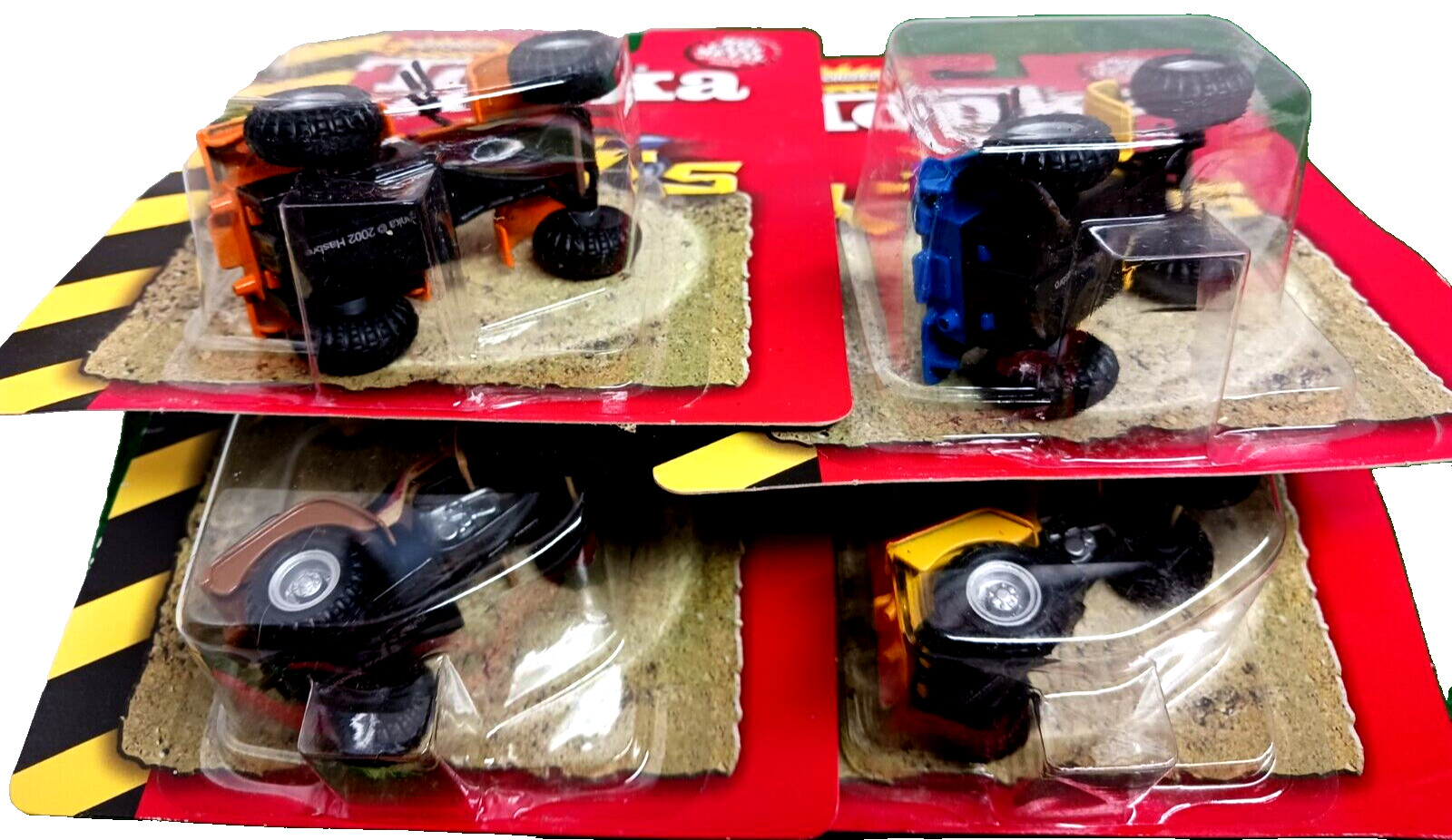 Vintage 2002 TONKA Motorized Pull Back ATV’s Lot Of 4 TONKA Tuff 1:43-Offroad