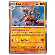 rhyperior stage 2 pokemon card value Rhyperior 076/142 Sv07: Stellar Crown Holo for sale online