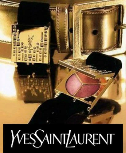 SAINT LAURENT (YSL) Bracciale 100% AUTENTICO Ltd Edtn YSL Couture Swarovski Trucco GIOIELLO CHARM SOLD