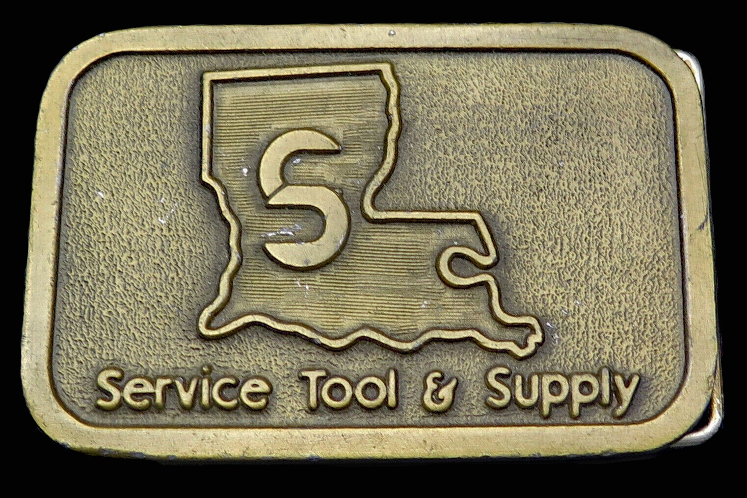 Louisiana Service Tool & Supply Vintage Belt Buckle Gem