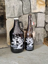 Tree House Brewing Beer Growler 64 oz. and Bottle 750 ml.