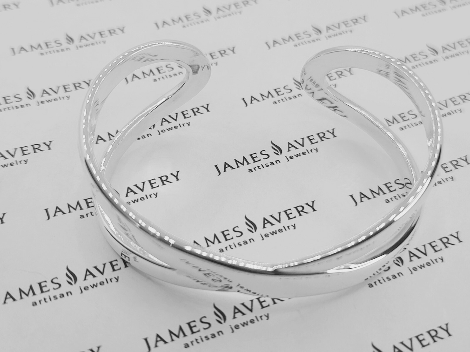 Authentic James Avery INFINITY CUFF BANGLE BRACEL… - image 8