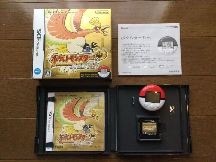 Pokemon Heartgold Nintendo DS NDS Complete with Pokewalker - Not Mint