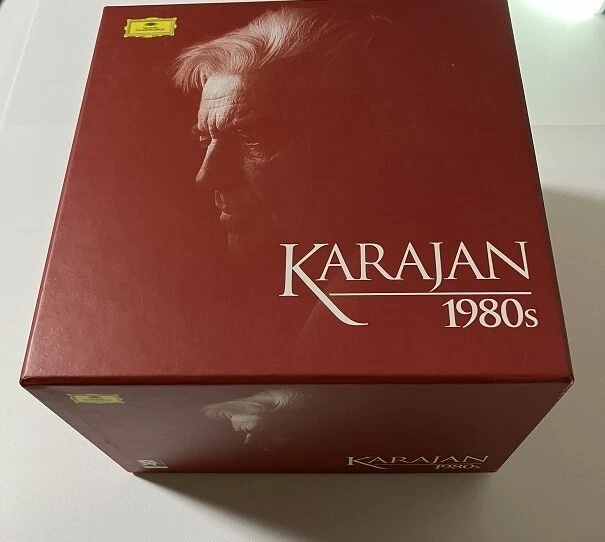 Karajan 1980s Deutsche Grammophon 78 CD Box Set. used p