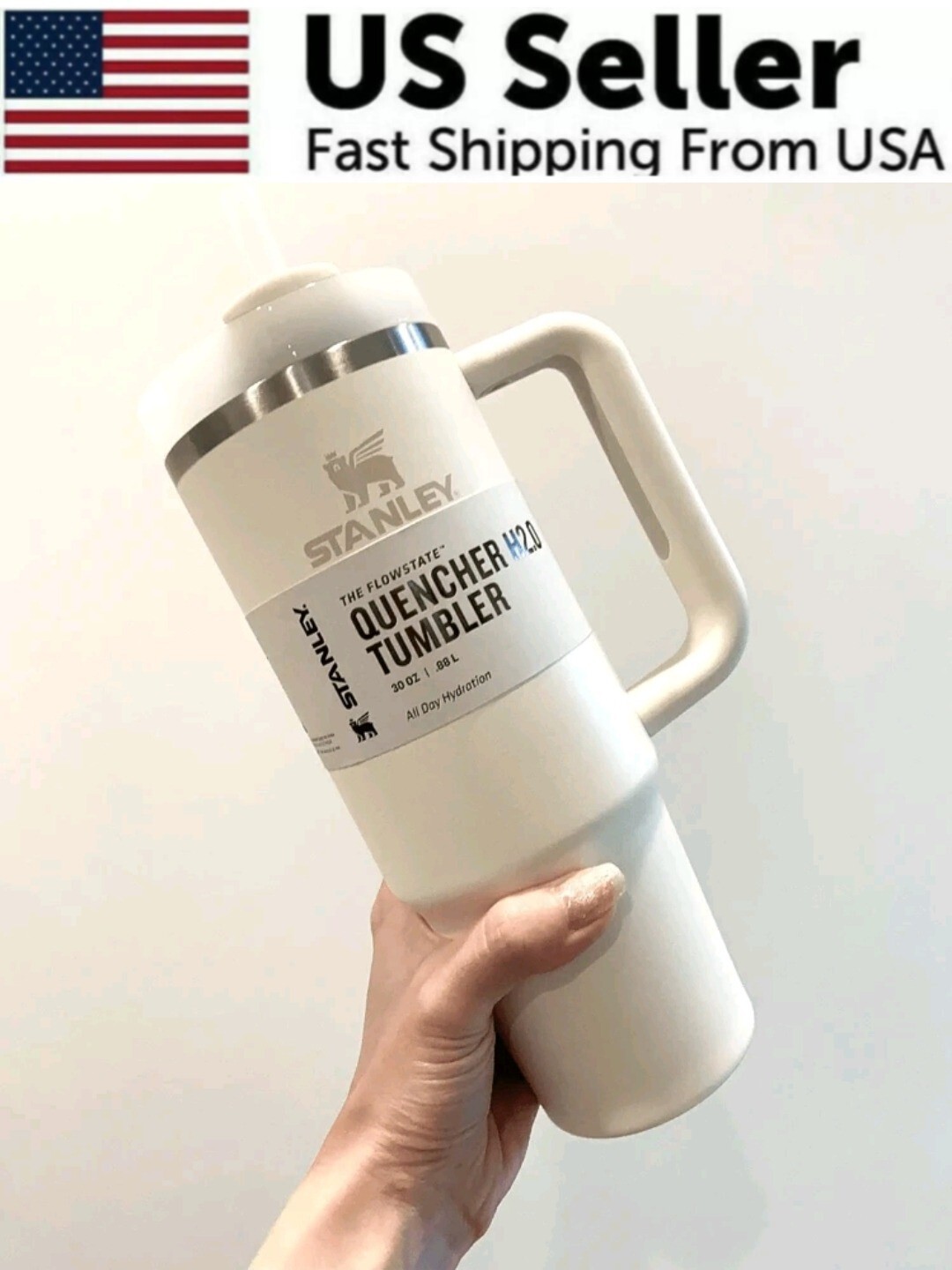 New - Stanley Quencher  H2.0 Tumbler - 40oz - Uline Branded