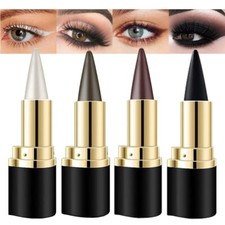 evpct 4Pcs Black Silver Grey Brown Gel Eyeliner Pencil Eye Face Paint Sticks