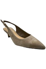 Bella Vita Scarlett Slingback Suede Pumps Almond