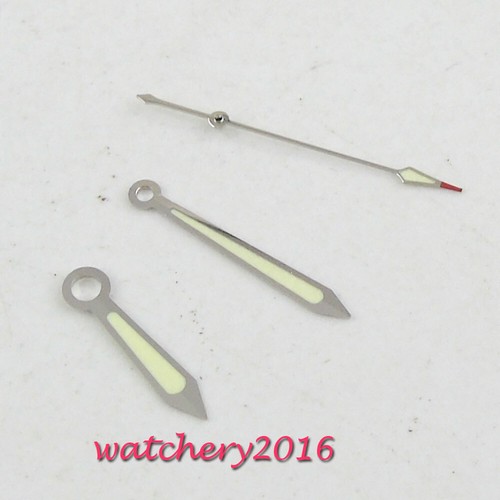 Casual Silver Green watch Hands Newest Design Stainless Steel Fit NH35A Movement - Picture 3 of 3